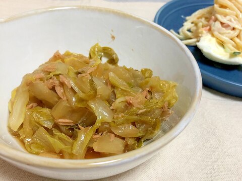 白菜とツナの炒め煮